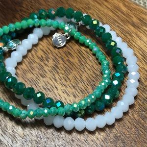 Set of 3 Lizas Faceted Czech Crystal Bracelets New